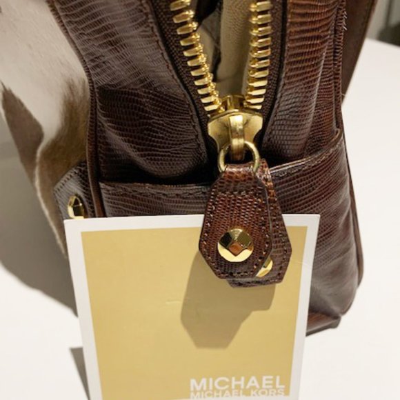 Michael Kors Cowhide Shoulder Bag - Picture 6 of 7